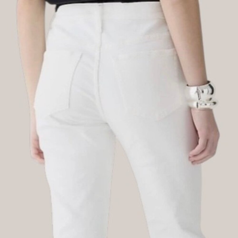 J. Crew Wm's 9" vintage slim-straight jean in white Sz 29 NWT#589 - Picture 5 of 8
